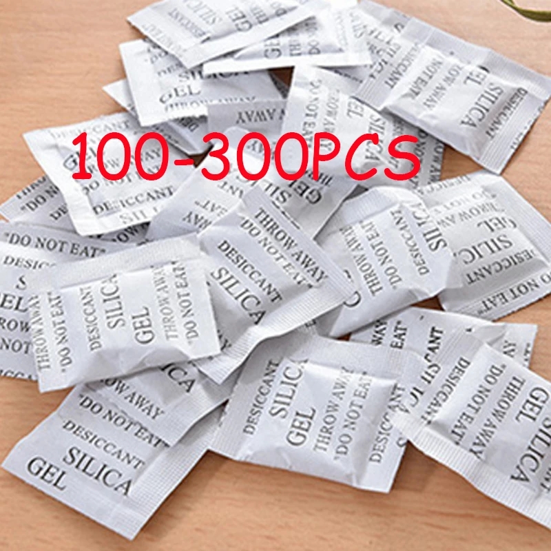 Food Storage Room - 100-300PCS Packs Non-Toxic Silica Gel Desiccant