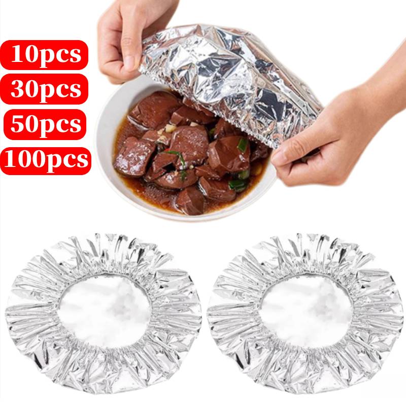 Food Storage Bag - 10-100PCS Repeatable Film Insulation Cover,Aluminium Foil