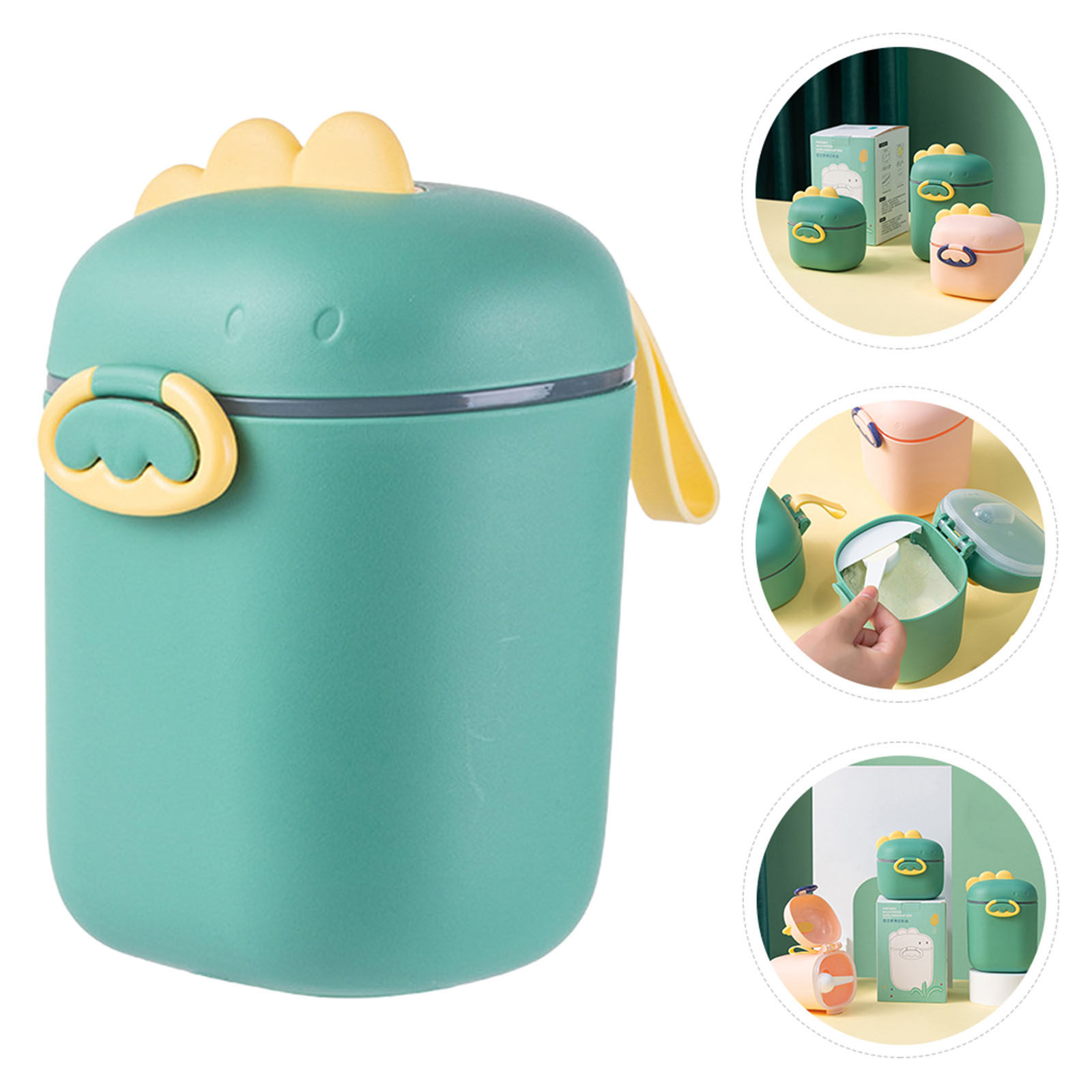 Food Storage With Scoop - Milk Powder Box Secure Material Baby