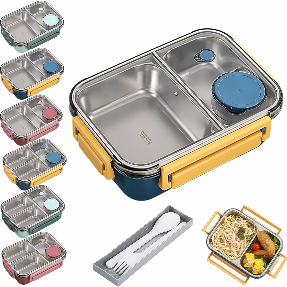 Food Storage And Containers - 850ml Portable Lunch Boxes for Children