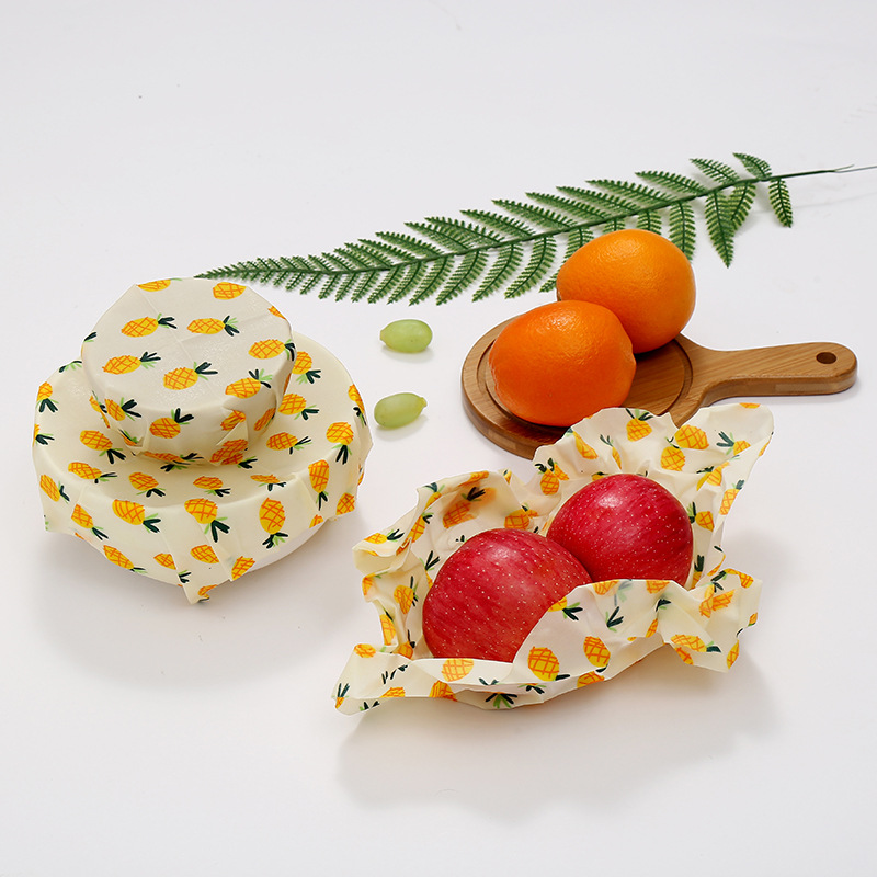 Beeswax Food Wrap - 2 bộ/túi Có Thể Tái Sử