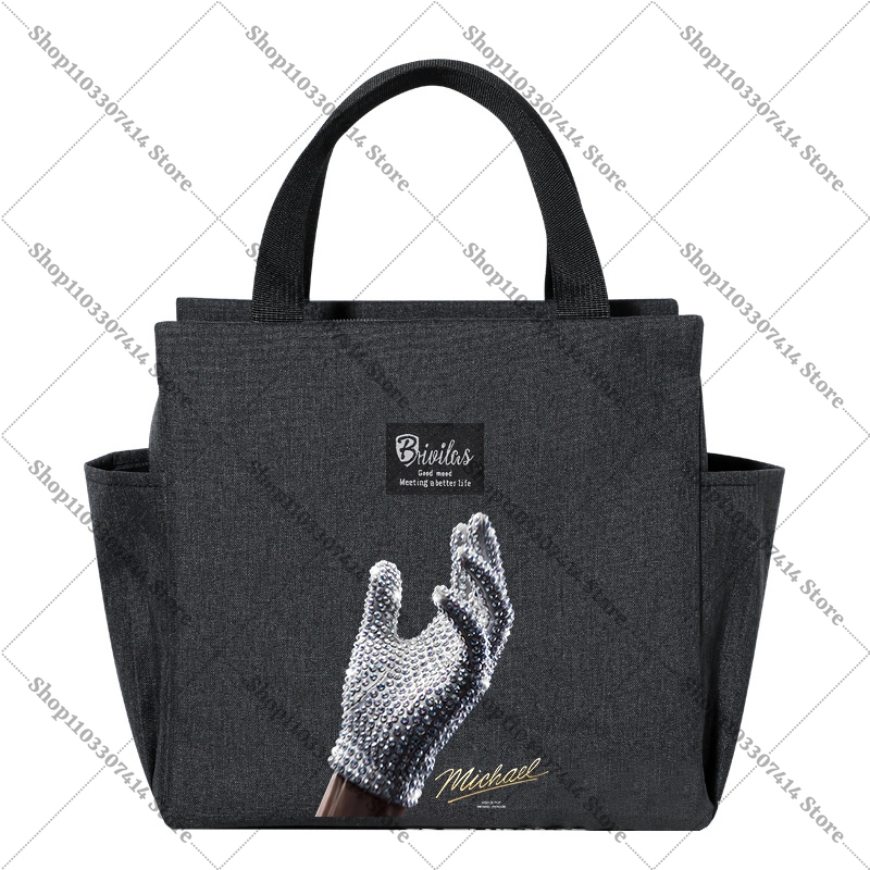 Food Storage Bag - Adult Fashion Print Food Insulation Bag