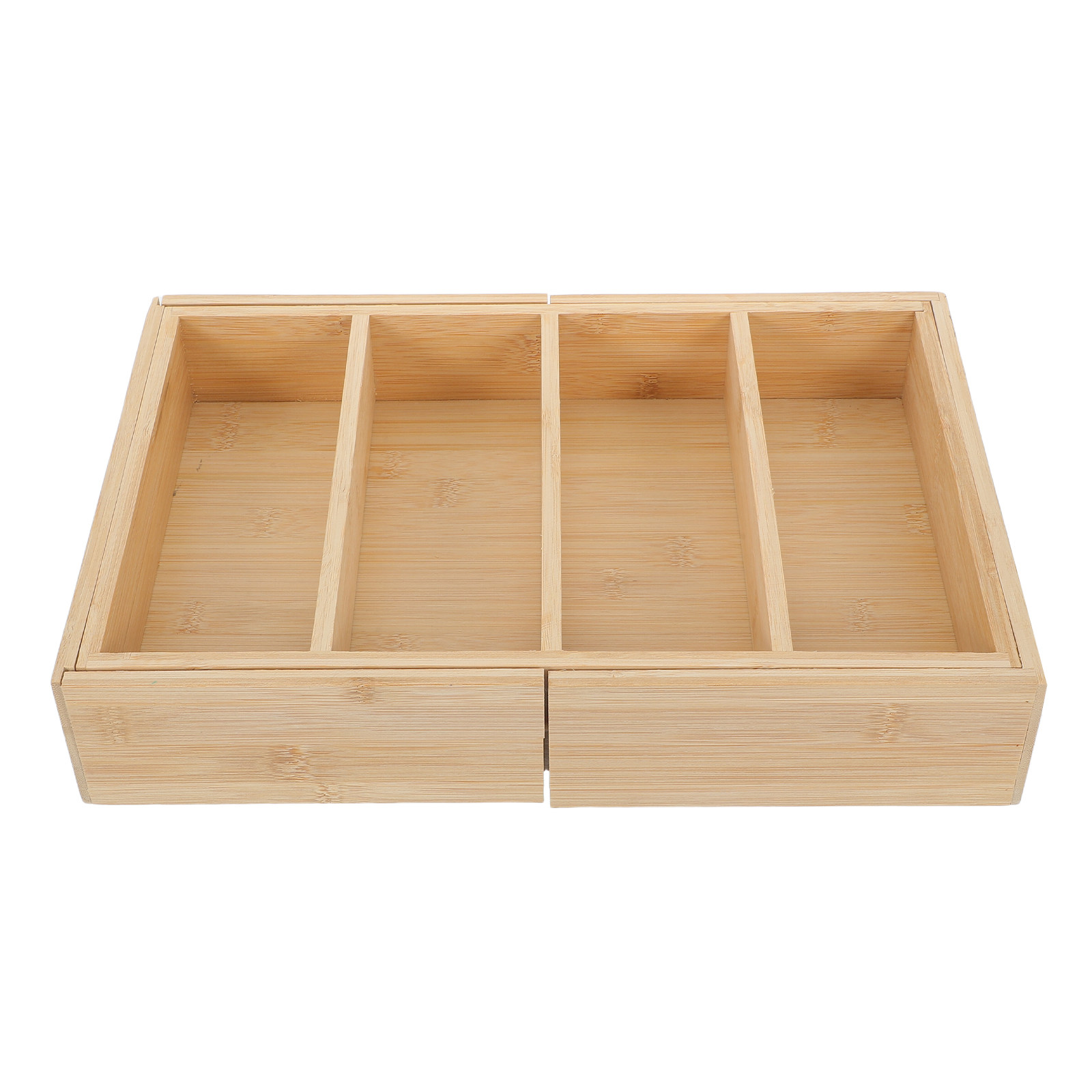 Food Storage With Dividers - Bamboo Expandable Shelf Organizer Adjustable Cabinet