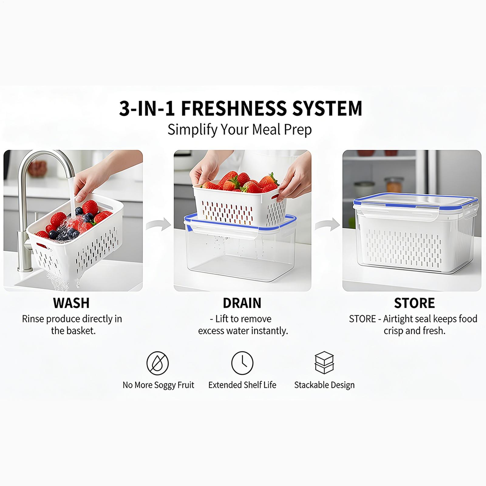 4 In 1 Food Storage Container  - đánh giá và giá Food Storage And Containers