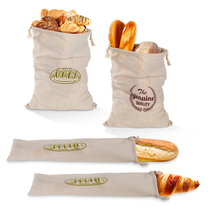 Linen Bread Bag Reusable Bags  - đánh giá và giá Food Storage And Containers
