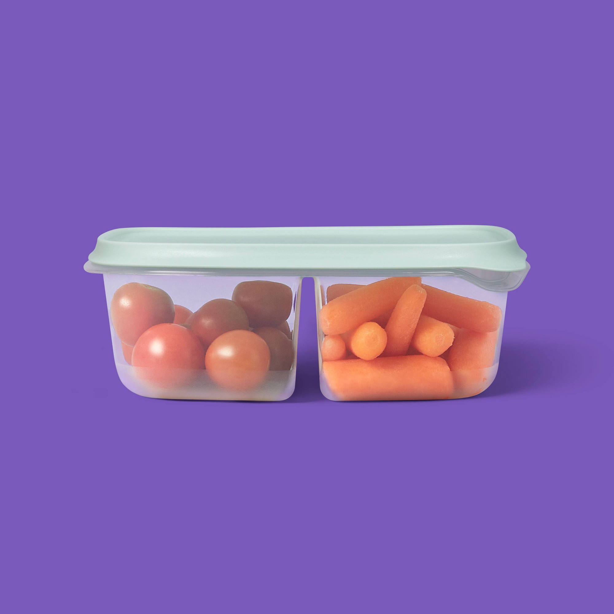 3ct Clear Plastic Divided Rect - đánh giá và giá Food Storage With Dividers