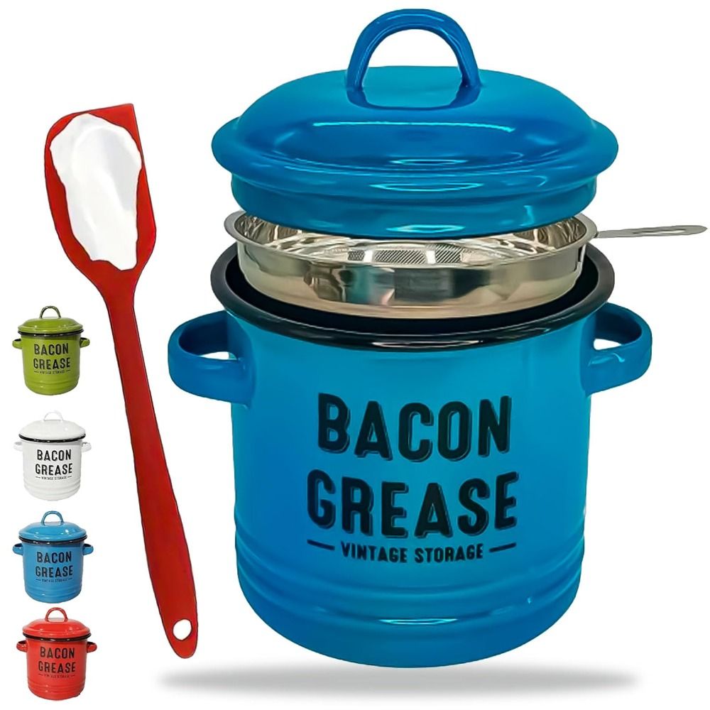 New Large 46 Oz Bacon Grease C - đánh giá và giá Food Storage News