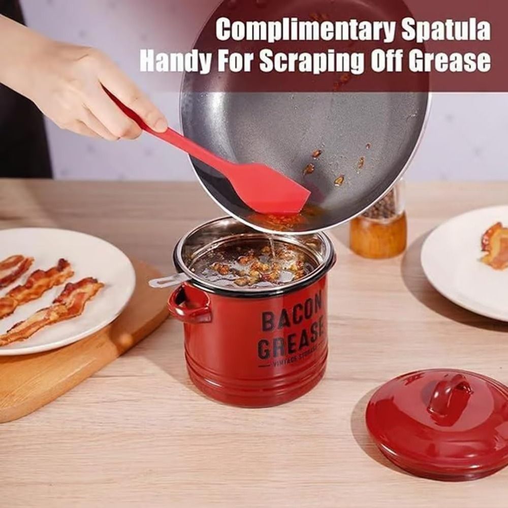 New Large 46 Oz Bacon Grease C - đánh giá và giá Food Storage News