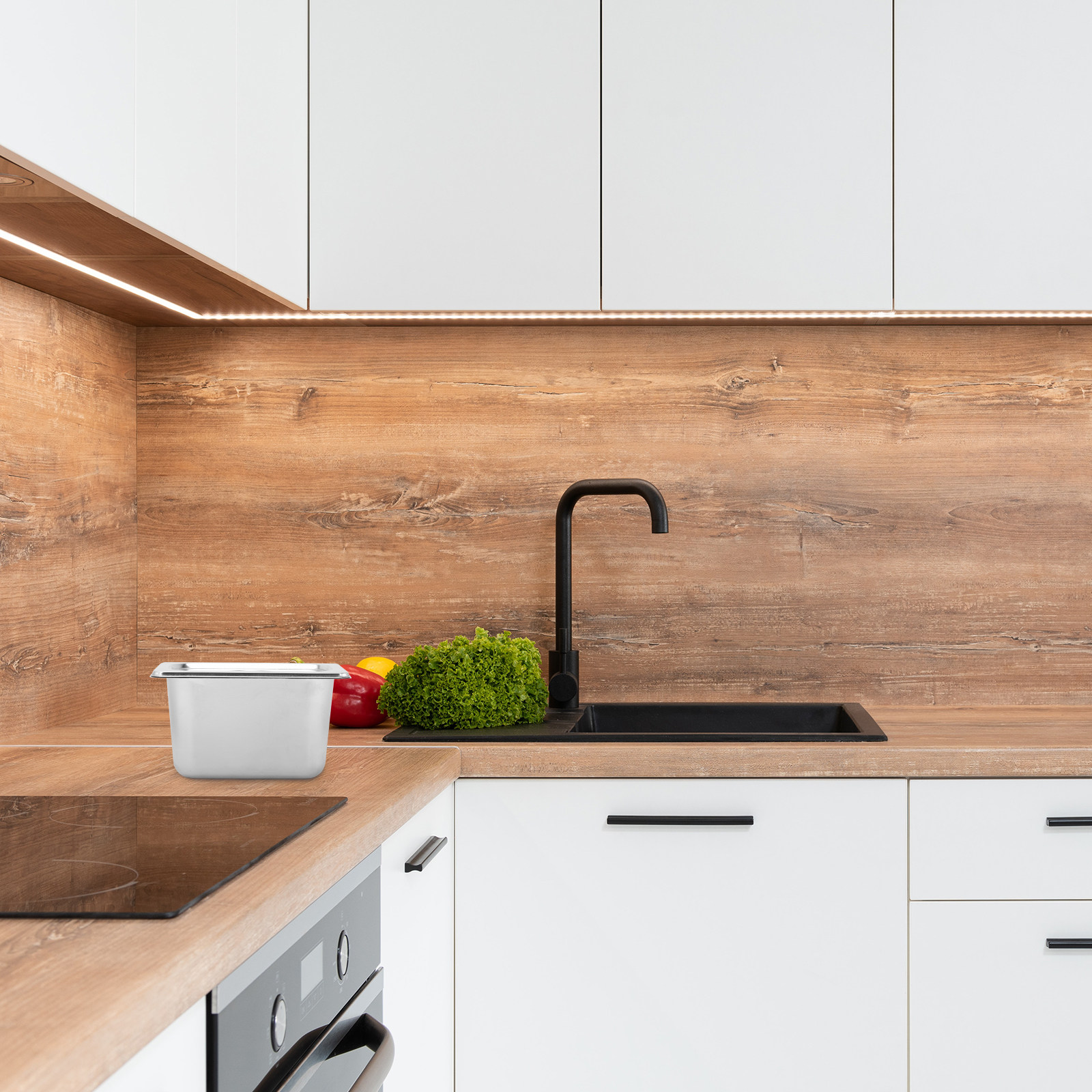 1Set Stainless Steel Serving B - đánh giá và giá Food Storage Home