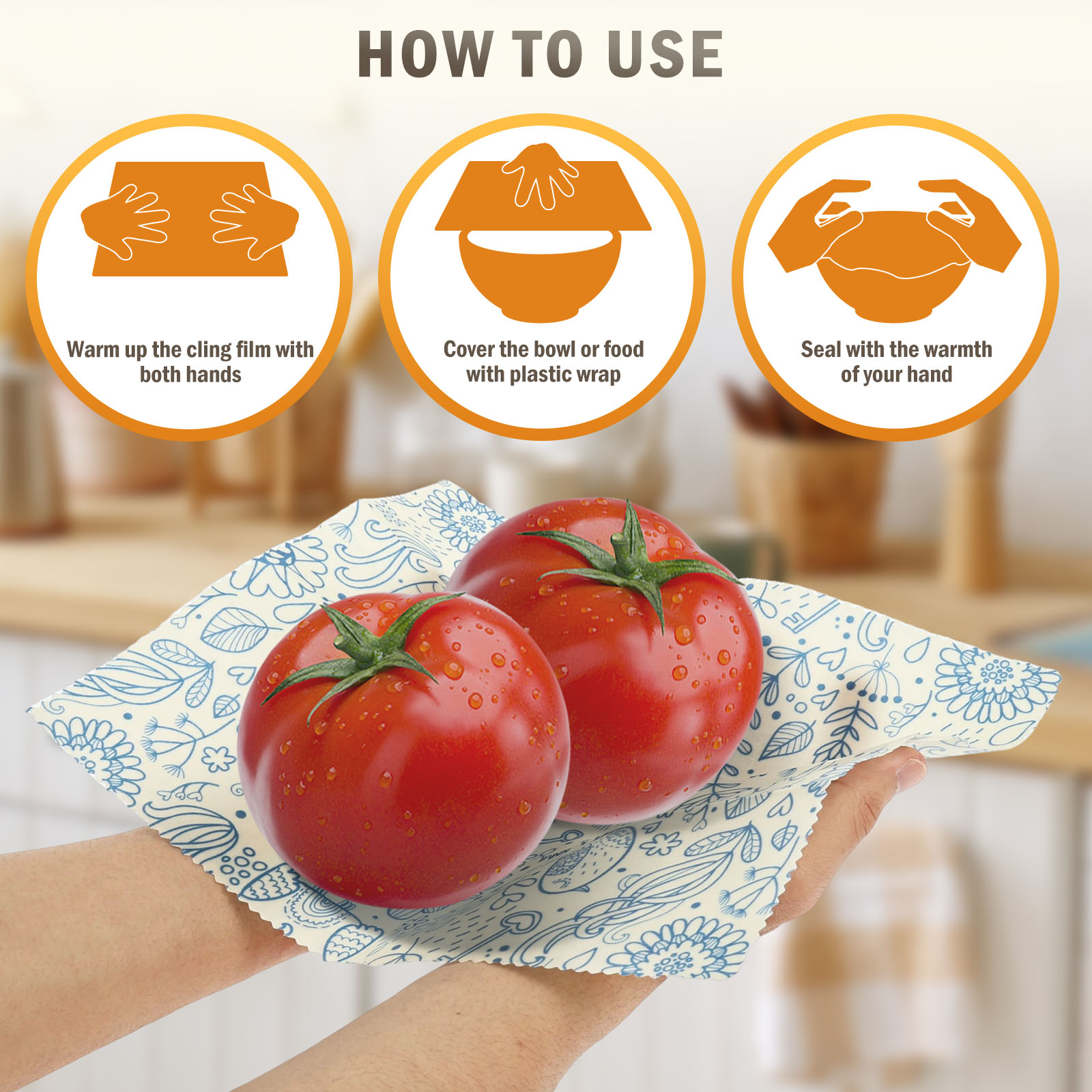 9 Pcs Organic Beeswax Wrap Reu - đánh giá và giá Beeswax Food Wrap