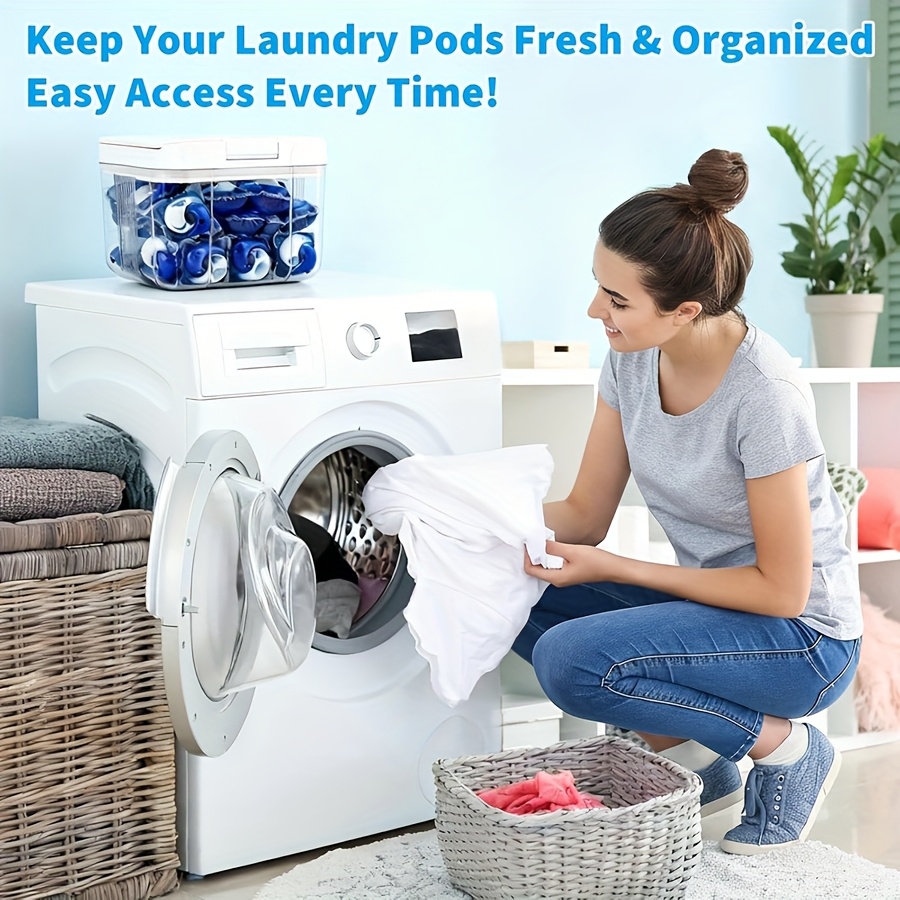 Laundry Pod Holder Compatible  - đánh giá và giá Food Storage With Scoop
