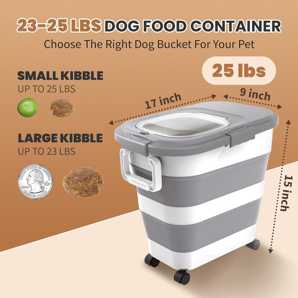 Airtight Dog Food Storage Cont - đánh giá và giá Food Storage With Scoop