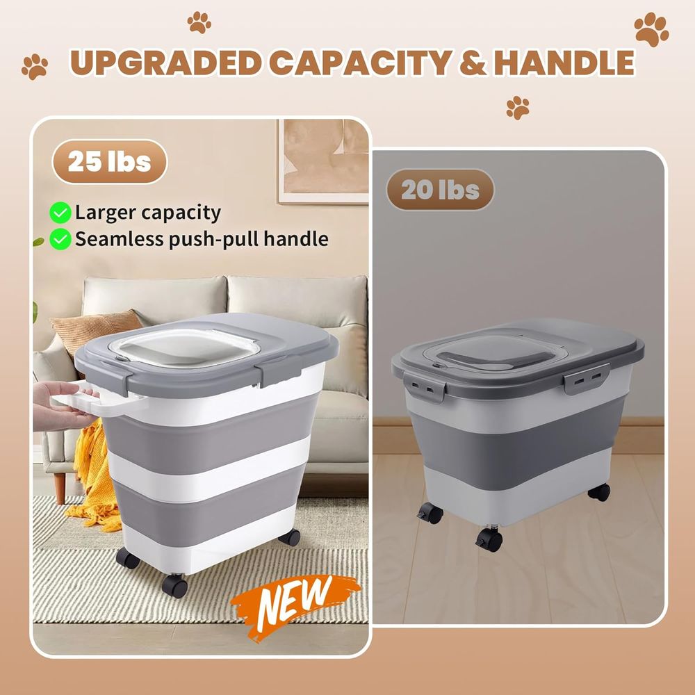 Airtight Dog Food Storage Cont - đánh giá và giá Food Storage With Scoop