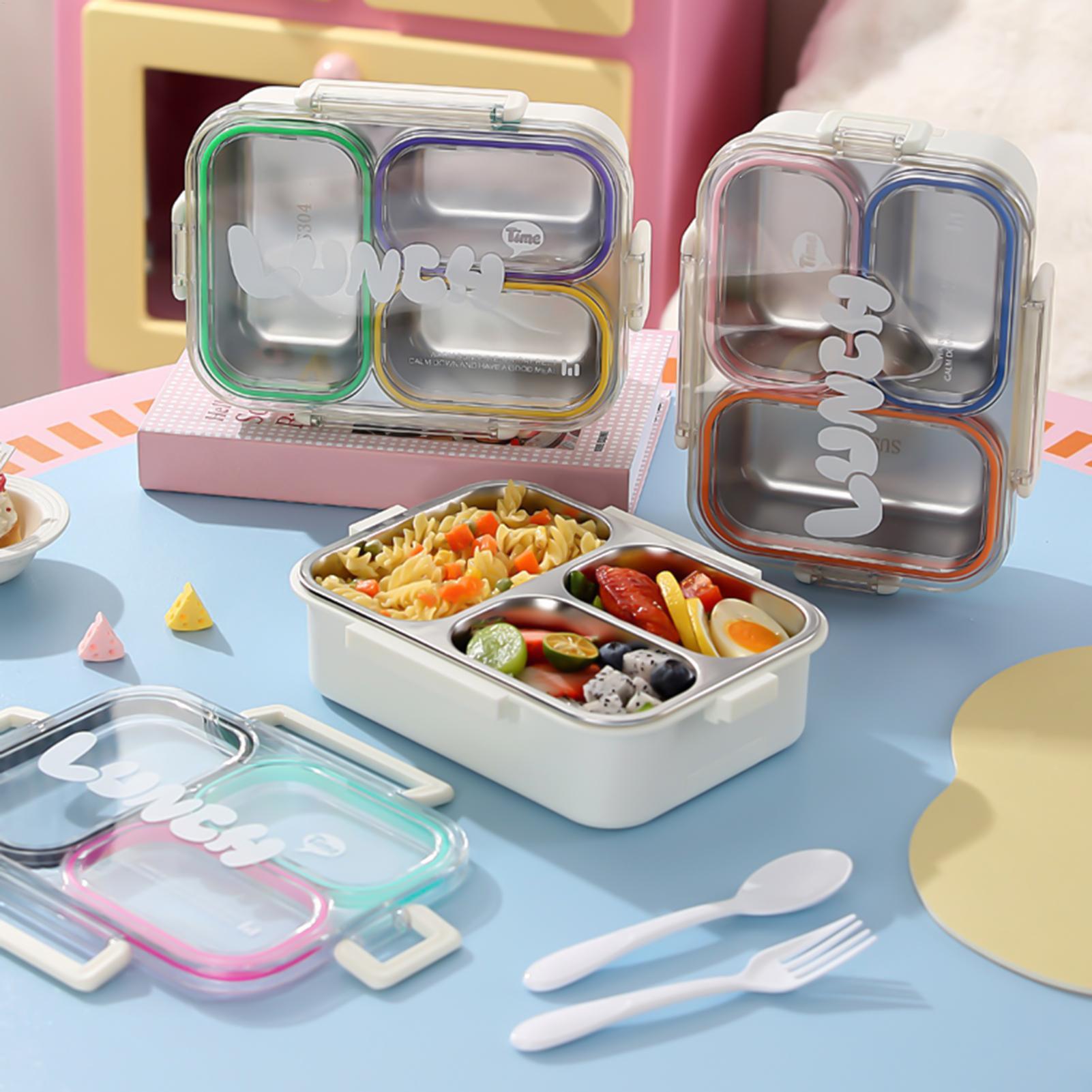 Stainless Steel Lunch Box Divi - đánh giá và giá Food Storage With Dividers