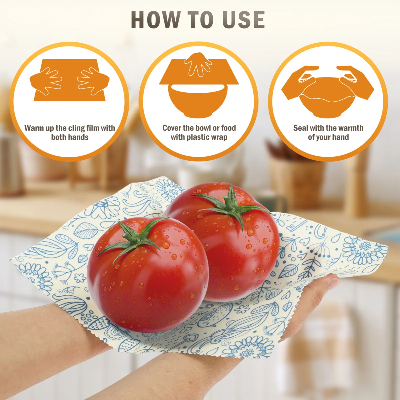 9 Pcs Organic Beeswax Wrap Reu - đánh giá và giá Beeswax Food Wrap