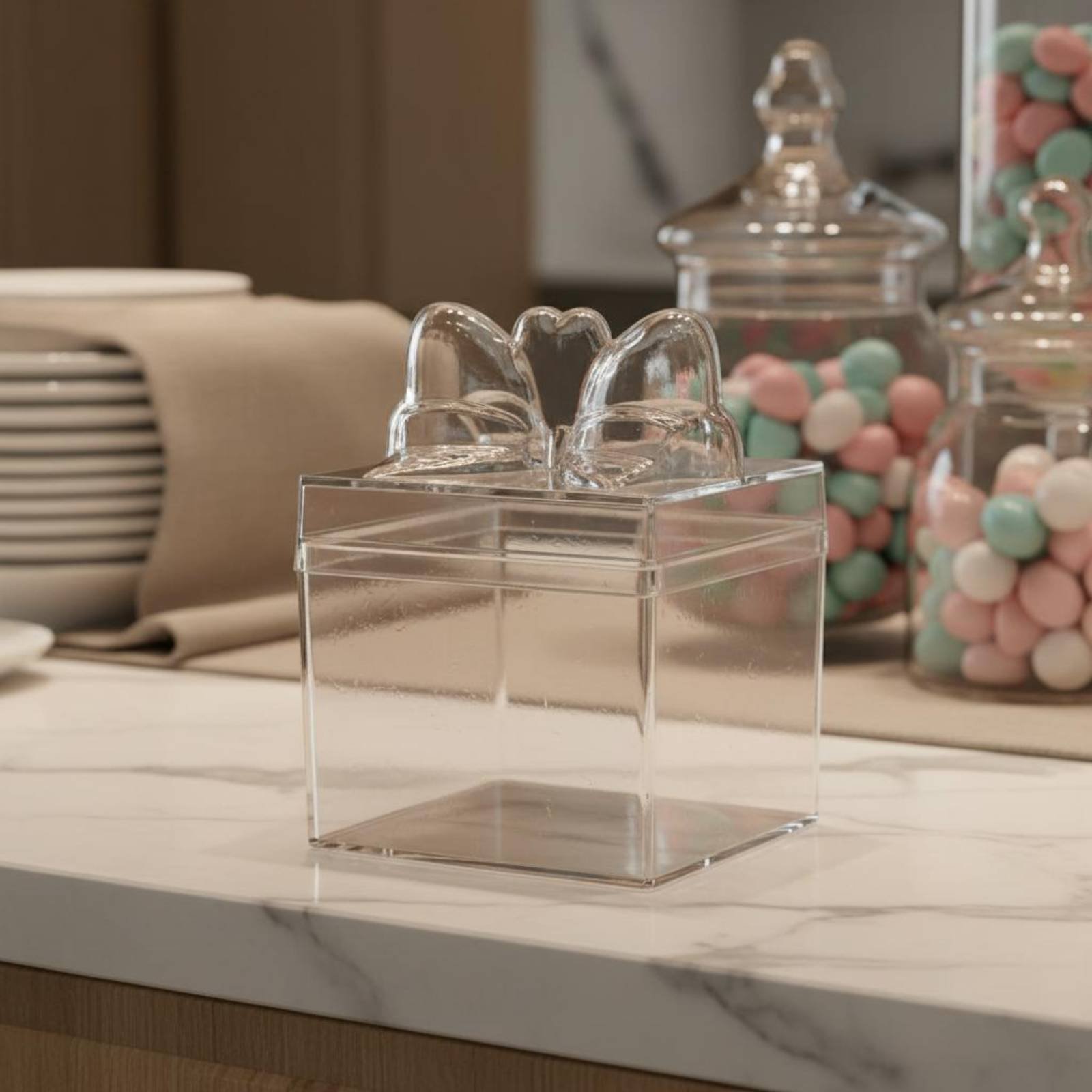Clear Plastic Candy Box with R - đánh giá và giá Food Storage And Containers