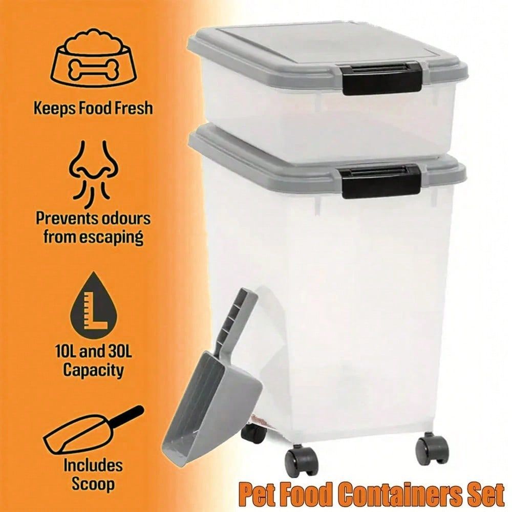Food Storage Container, 30 Lbs - đánh giá và giá Food Storage With Scoop