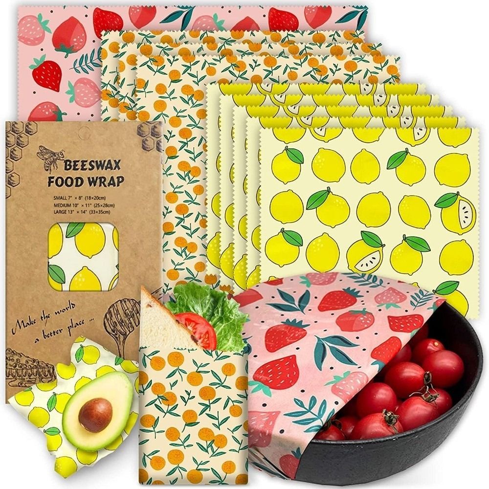 9pcs Multi Size Beeswax Food W - đánh giá và giá Beeswax Food Wrap