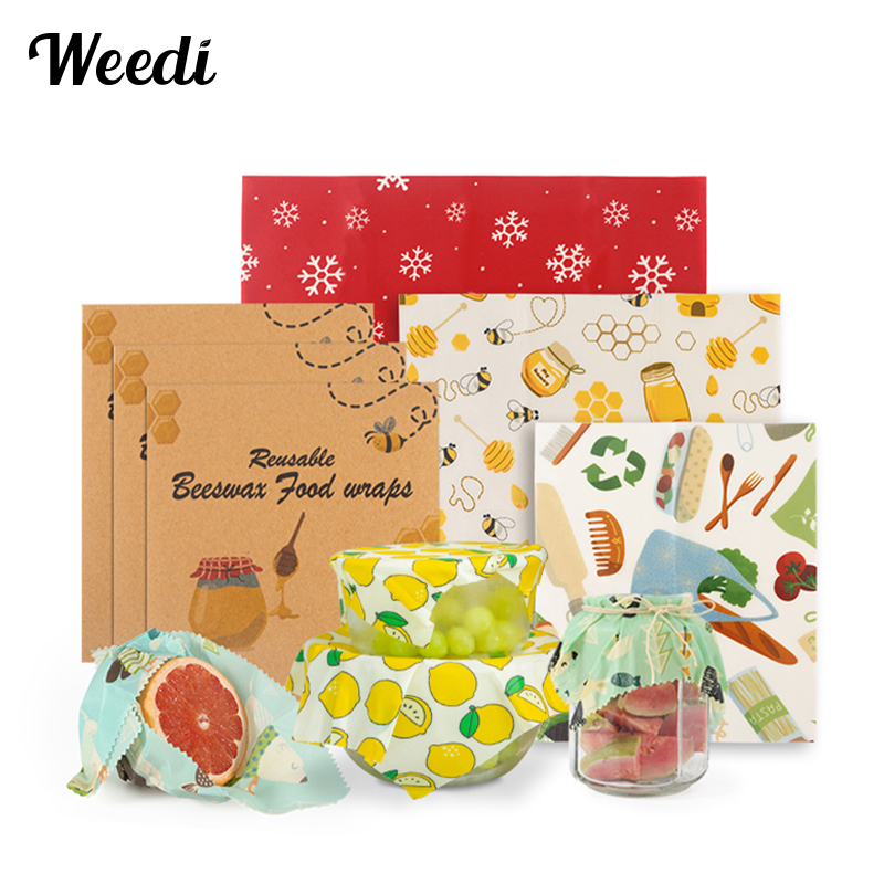 WEEDI 3Pack Reusable Beeswax W - đánh giá và giá Beeswax Food Wrap