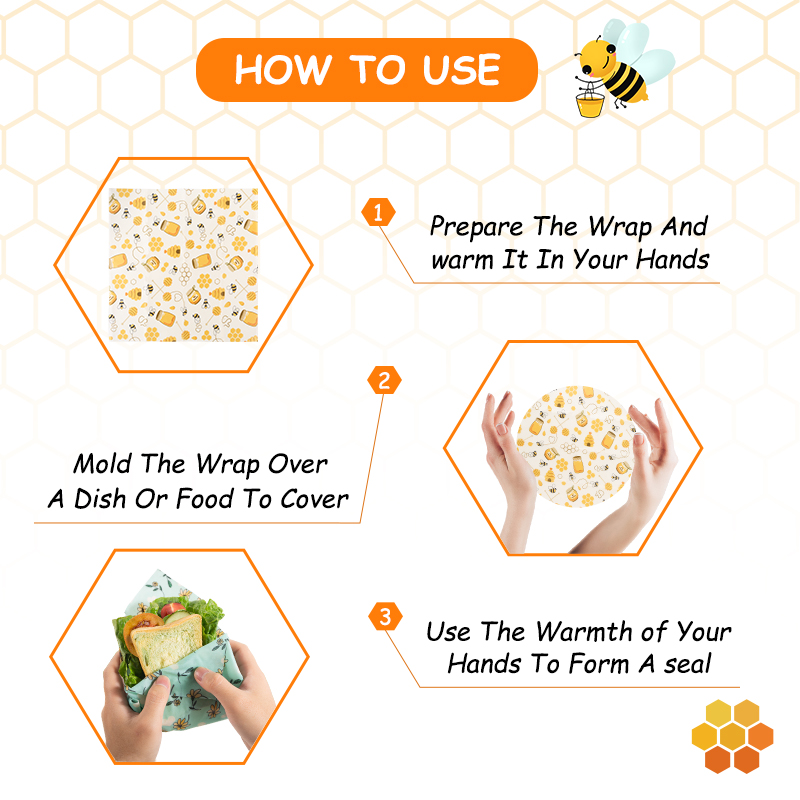 WEEDI 3Pack Reusable Beeswax W - đánh giá và giá Beeswax Food Wrap