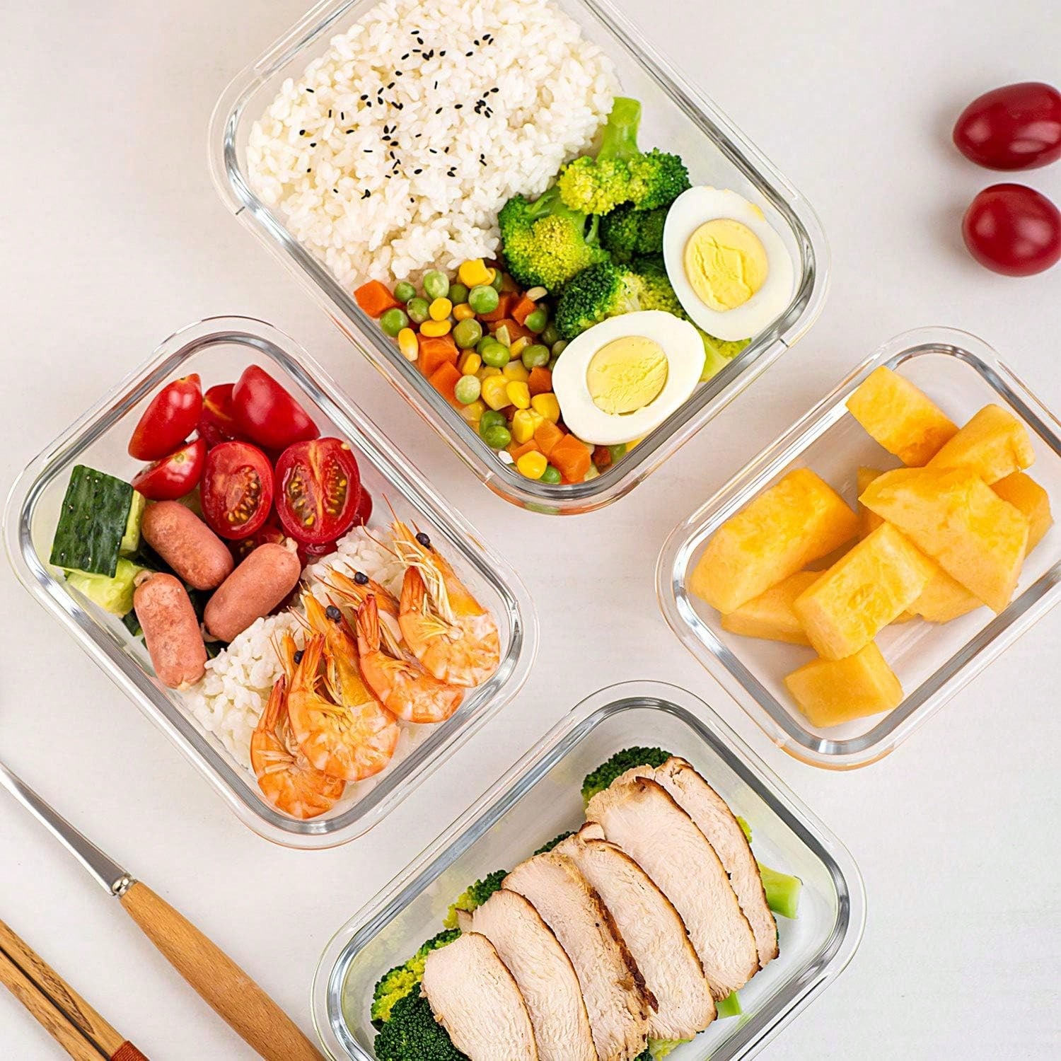 10 Pack Glass Meal Prep Contai - đánh giá và giá Food Storage Made Easy
