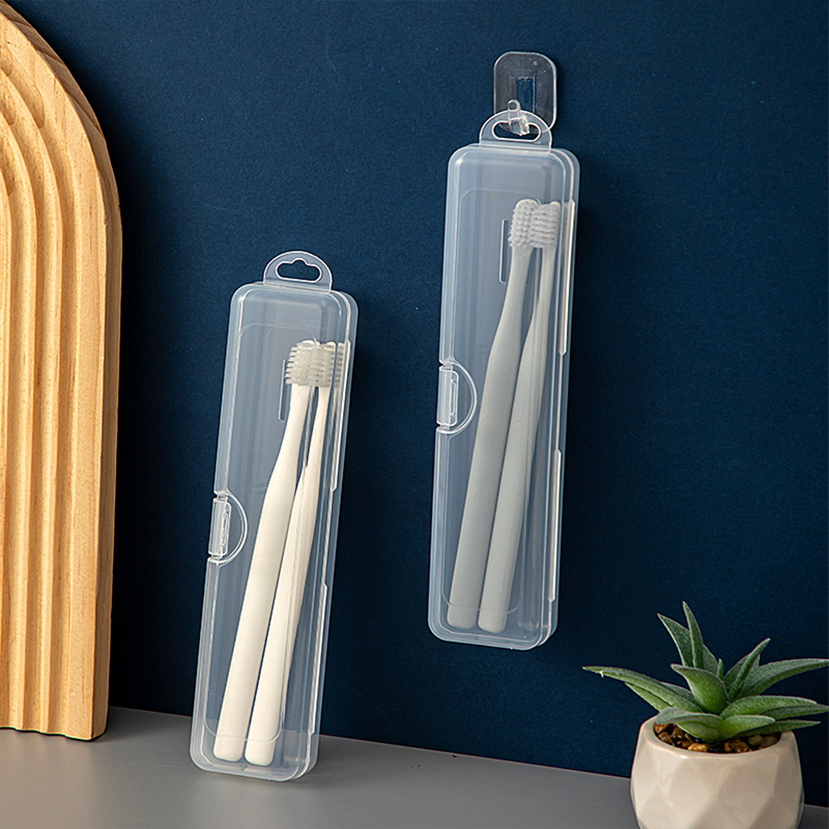 WORTHBUY Toothbrush Box Transp - đánh giá và giá Food Storage With Dividers