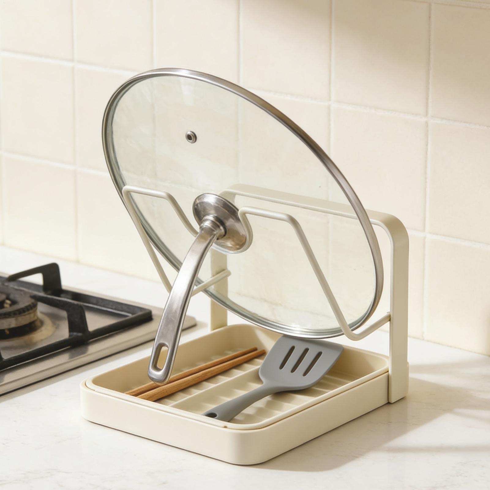 Pot Lid Organizer Anti-Slip Ki - đánh giá và giá Food Storage Room