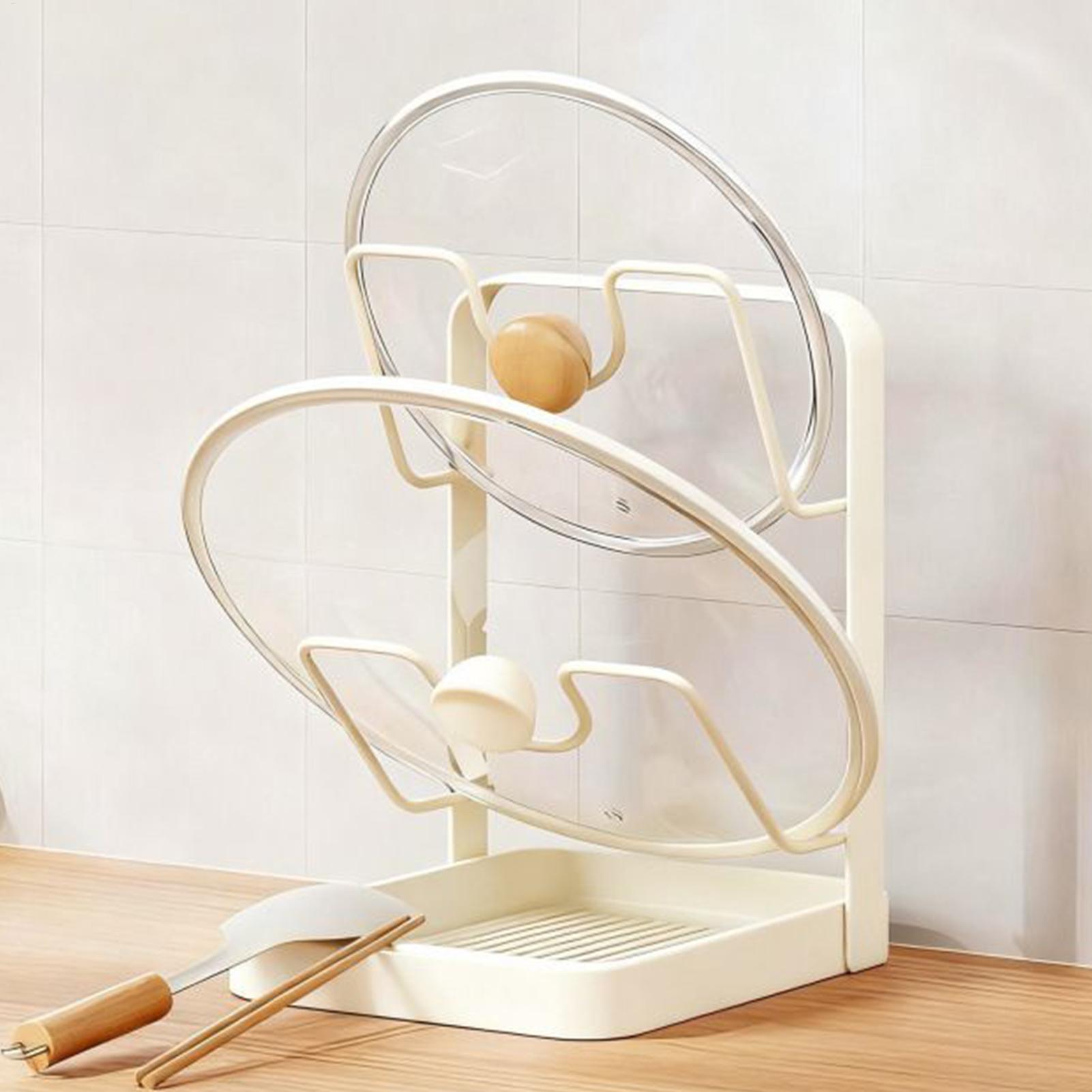 Pot Lid Organizer Anti-Slip Ki - đánh giá và giá Food Storage Room
