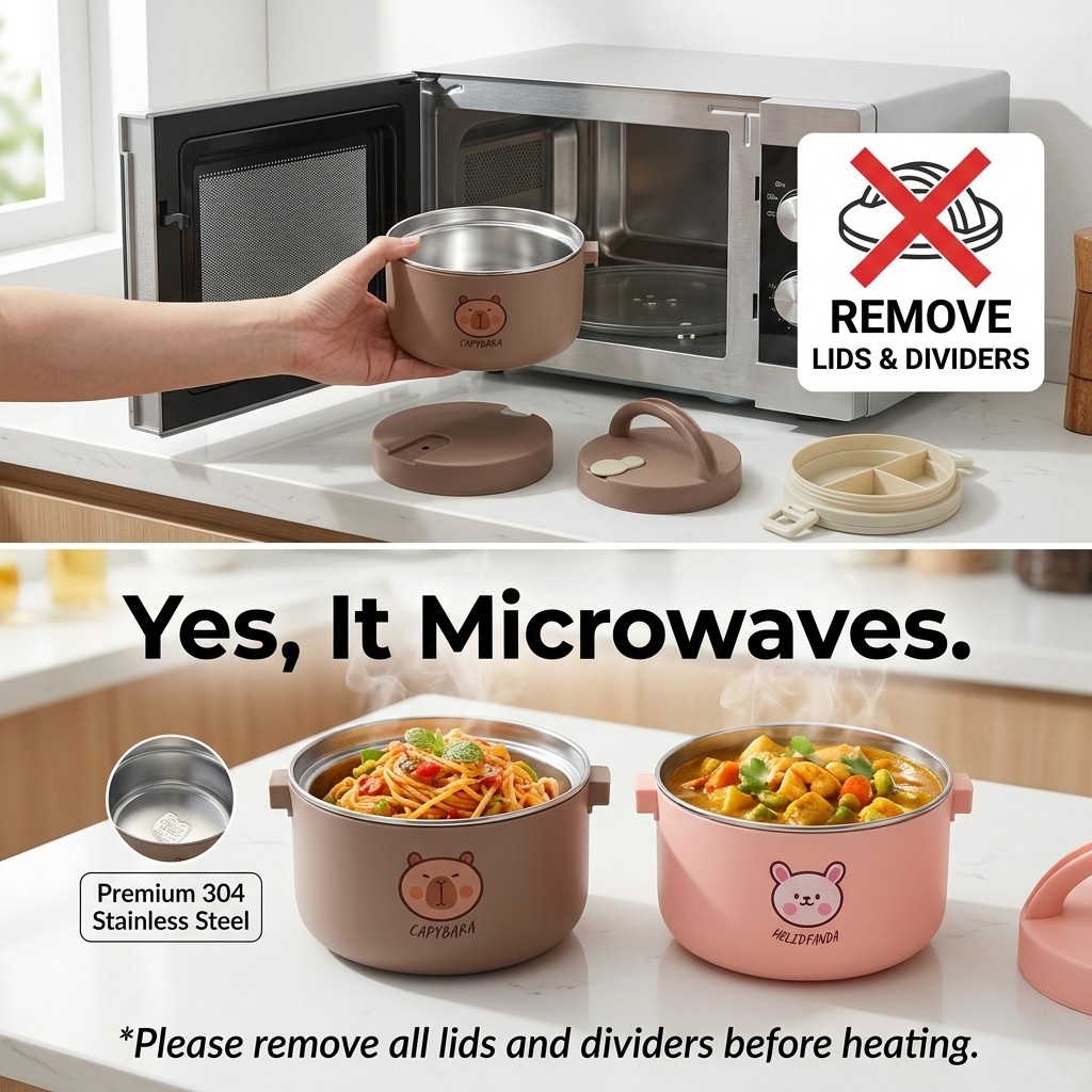 304 Stainless Steel Thermal Lu - đánh giá và giá Food Storage Made Easy