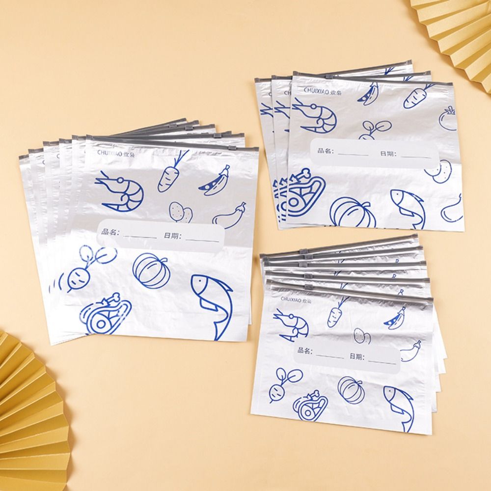 10Pcs/Bag Large Capacity Alumi - đánh giá và giá Food Storage Bag