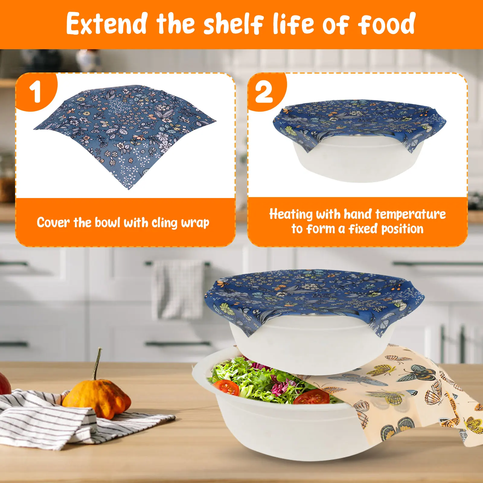 11 Pcs Beeswax Food Wrap Set R - đánh giá và giá Beeswax Food Wrap