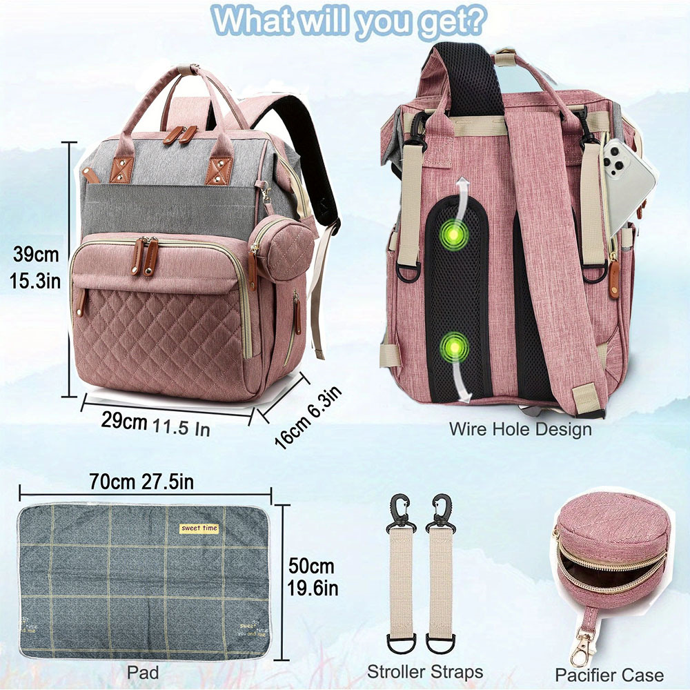 Diaper Bag Backpack Baby Bag,  - đánh giá và giá Food Storage Moms