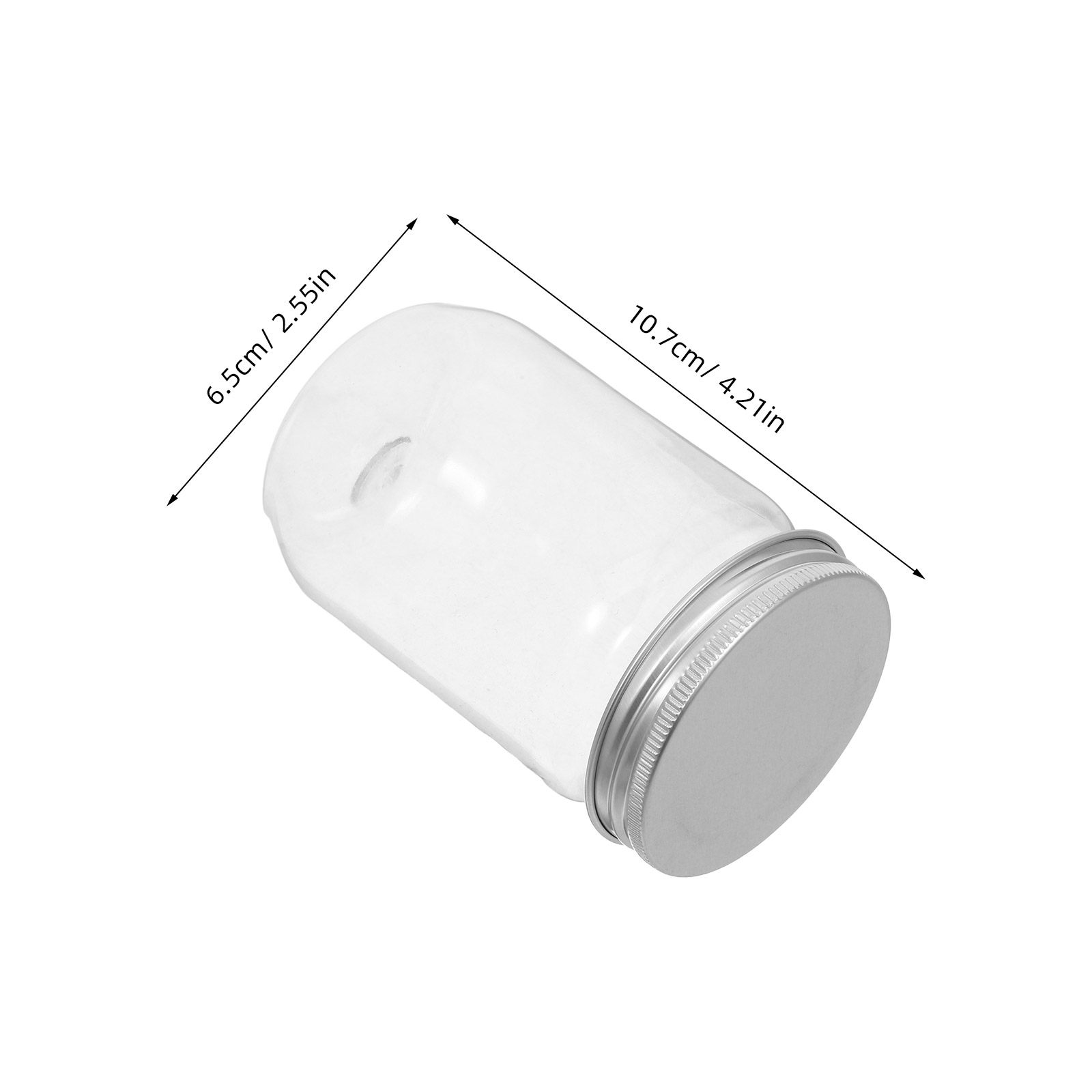 6Pcs Clear Plastic Mason Jars  - đánh giá và giá Food Storage And Containers