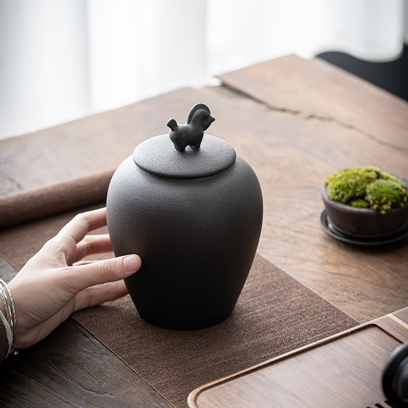 Horse Ceramic Sealed Tea Jar R - đánh giá và giá Food Storage Room