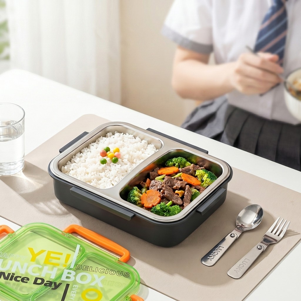 Microwavable 304 Stainless Ste - đánh giá và giá Food Storage With Dividers