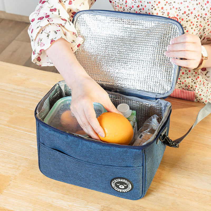 Square Insulated Lunch Bag Alu - đánh giá và giá Food Storage To Keep Warm