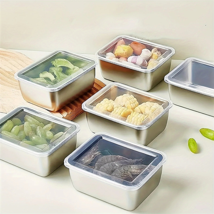 1/3/5pcs Stainless Steel Food  - đánh giá và giá Food Storage Made Easy