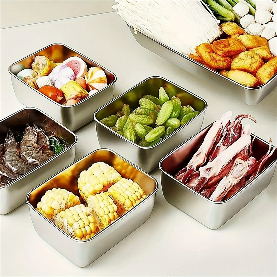 1/3/5pcs Stainless Steel Food  - đánh giá và giá Food Storage Made Easy