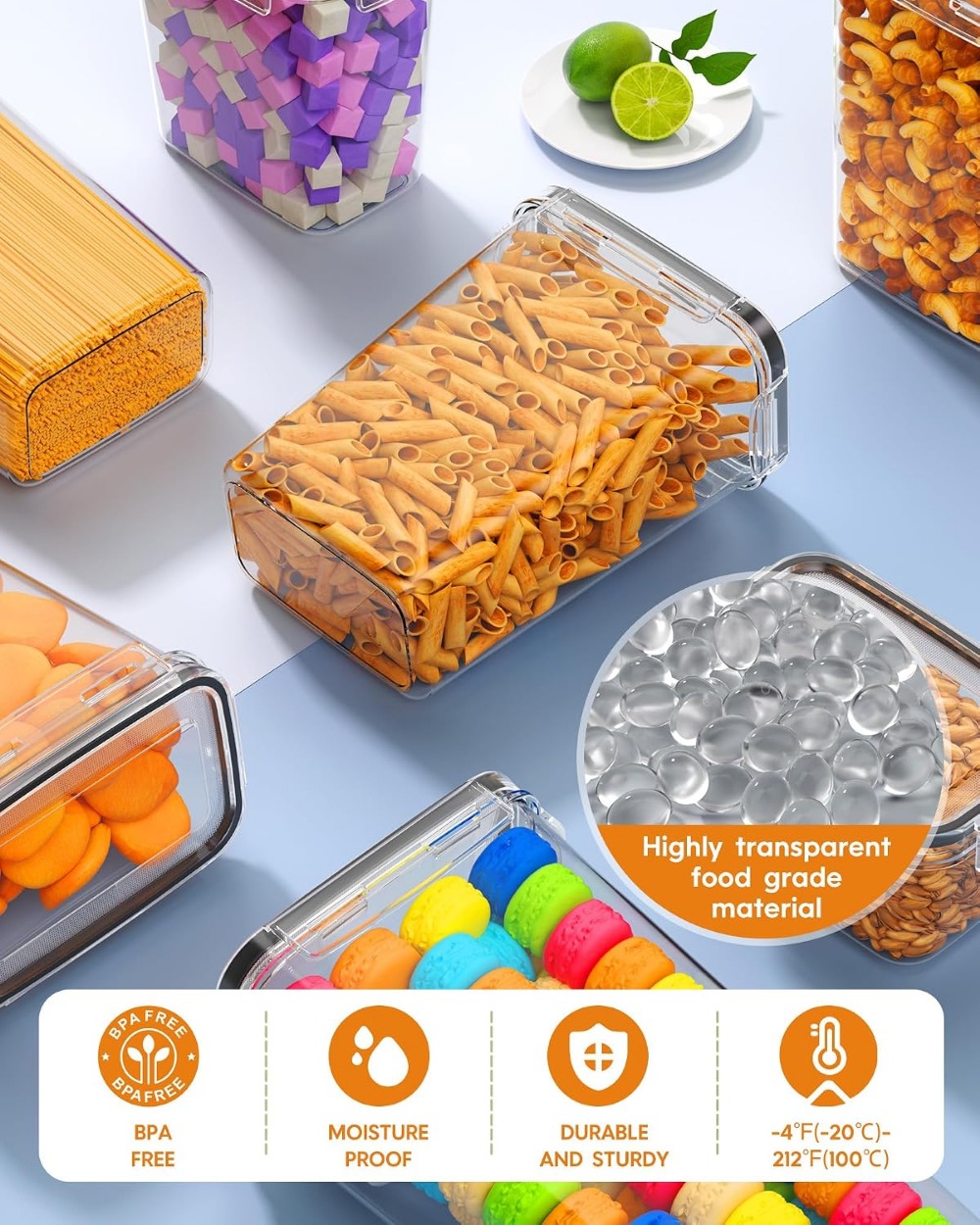 24 PCS Airtight Food Storage C - đánh giá và giá Food Storage And Containers