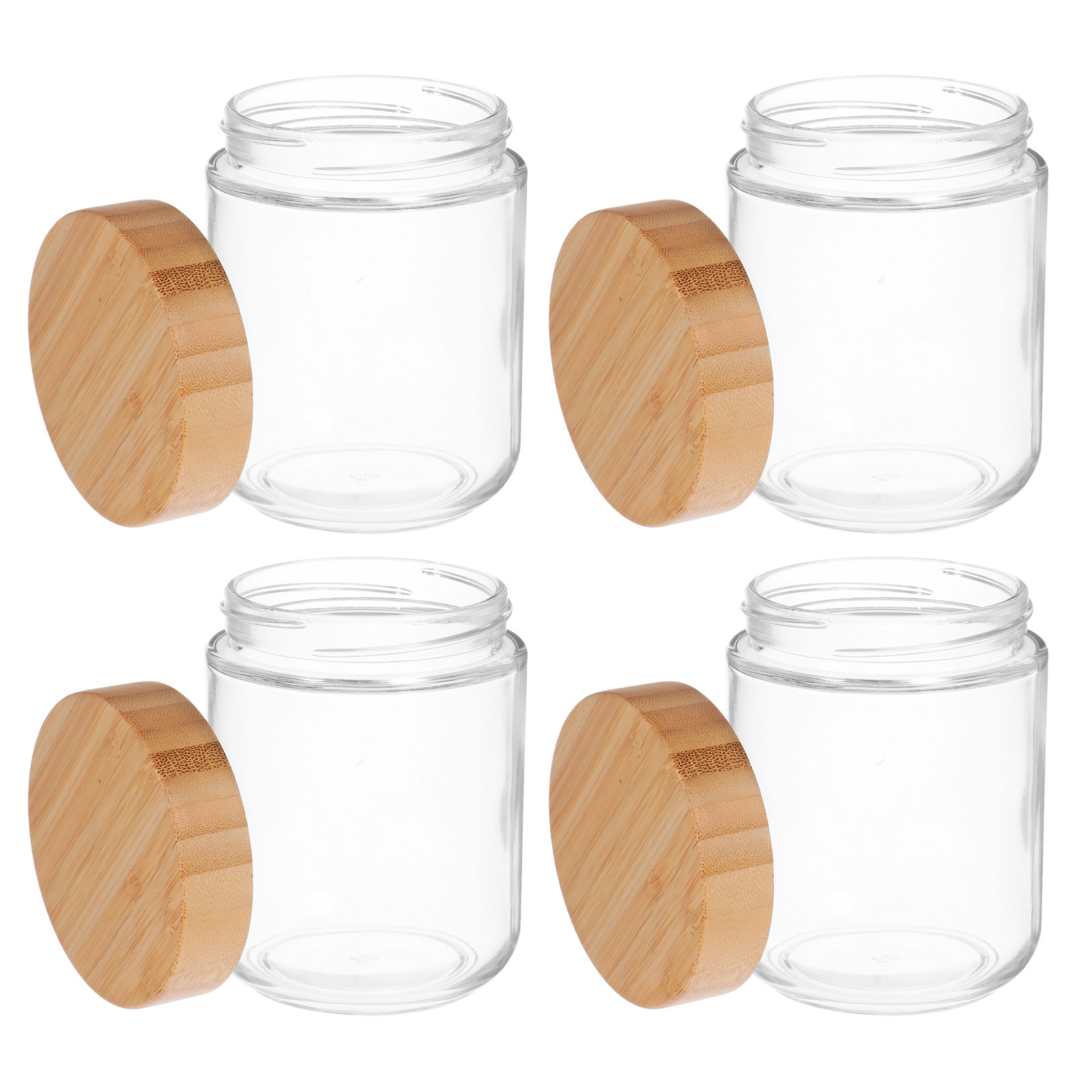 4Pcs Glass Kitchen Storage Jar - đánh giá và giá Food Storage And Containers