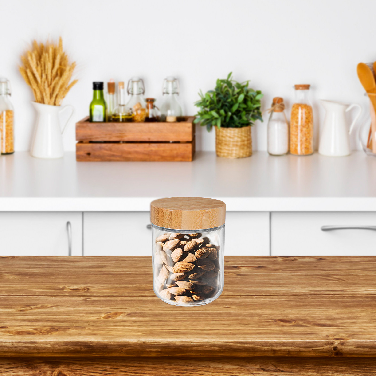 4Pcs Glass Kitchen Storage Jar - đánh giá và giá Food Storage And Containers